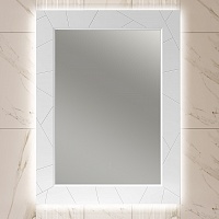 Opadiris Зеркало для ванной Луиджи 70 белое матовое